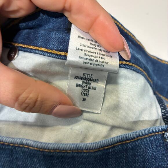 Veronica Beard Beverly Skinny High Rise Flare Jeans in Bright Blue Sz 29 - Picture 8 of 12